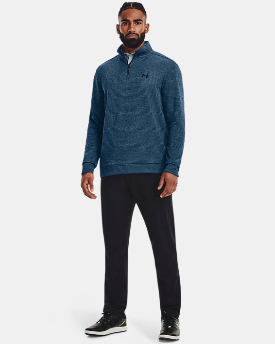 Men's UA Storm SweaterFleece ¼ Zip, Blue, pdpMainDesktop image number 2